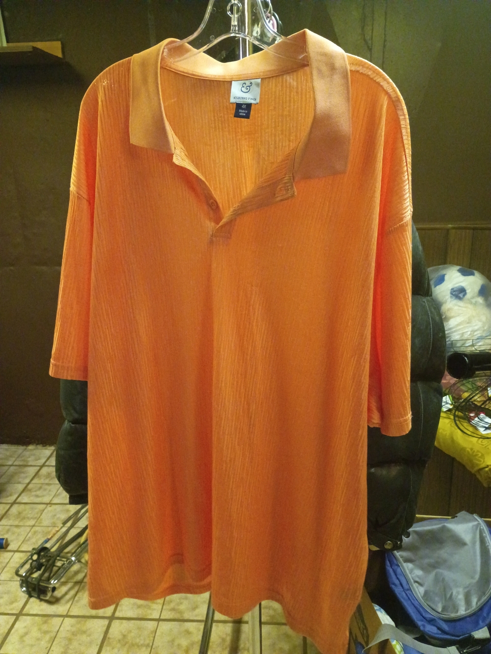 Classic Comfort Orange Polo Shirt by Kilburne And Finch